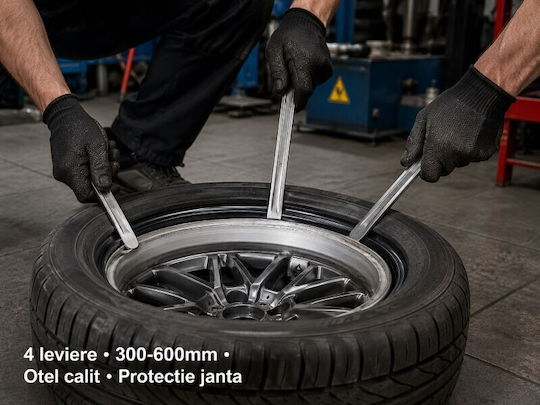 Kraft & Dele Set de Instrumente de Mână cu Mâner Metalic 4 Bucăți