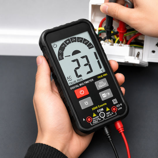 Multimetru digital True RMS cu măsurare AC / DC ED601