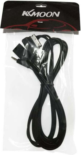 Cablu adaptor Ami Mmi Usb Aux Jack 3.5 Mm Audi A3 S4 A5 S5 A6 S6 A7 A8 Q5 Q7 R8 Seat Skoda Vw