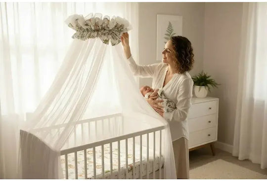 Qmini Qmini Baby Moskitonetz für Zimmer Mehrfarbige 400x170cm