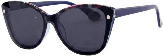 Aegean Dolphin Clip-On Damen Lesebrille +2.50 in Roter Farbe Dolphin-10698-Rot-250_33870
