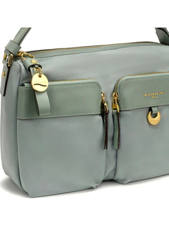 Fabric Women's Crossbody Bag Light Blue