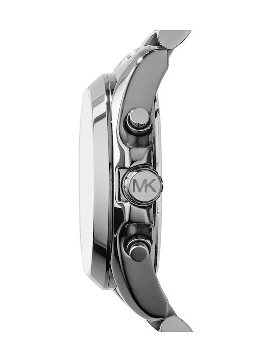 Michael Kors Bradshaw Мъжки Ръчен Часовник 43mm На Батерия със Сребриста Метална Гривна