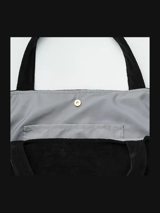 Borea Sunlounger Fabric Beach Bag with Toiletry Bag Black
