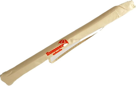 Summer Club Iris PLUS Folding Beach Umbrella Diameter 2m with Ecru Air Duct