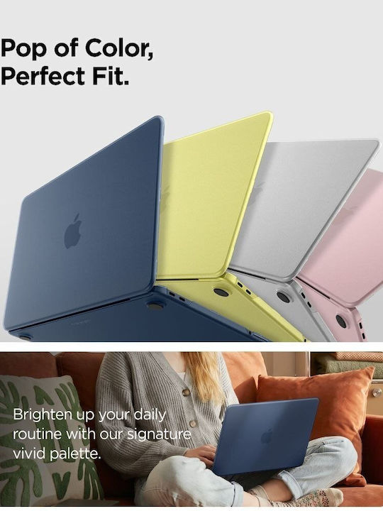Spigen Калъф за лаптоп 13" в син цвят ACS11814