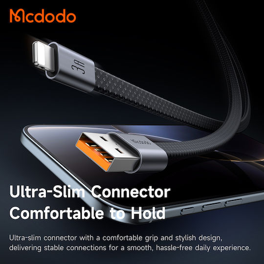 Mcdodo USB-A to Lightning Cable 18W Black 1m CA-1160