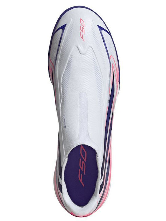 adidas F50 Hyperfast League TF Football Shoes with Molded Cleats White adidas F50 Hyperfast League TF Football Shoes with Molded Cleats White
