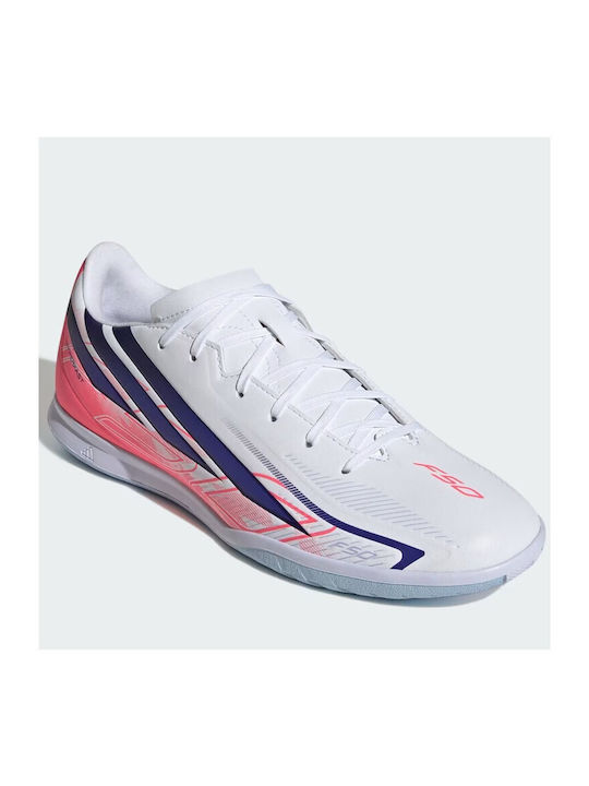 adidas F50 Hyperfast Club IN Fußballschuhe Halle Weiße