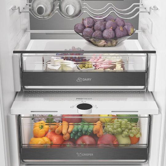 Whirlpool Built-in Fridge-Freezer NoFrost Height 193.5cm Width 54cm Length 55cm White