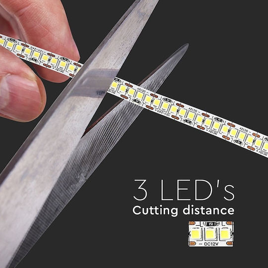 V-TAC Bandă LED 12V Lumină Alb Natural 5m Tip SMD2835