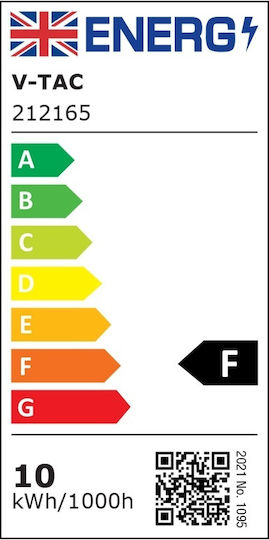 V-TAC Bandă LED 12V Lumină Alb Natural 5m Tip SMD2835