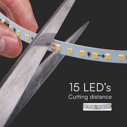 V-TAC Bandă LED 24V Lumină Albă Naturală 10m Tip SMD2835