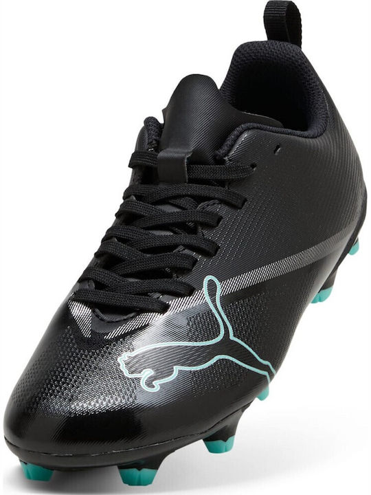 7 Play FG/AG Kinder Fußballschuhe mit Tappen Schwarz