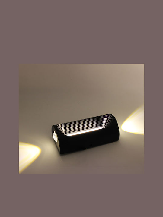 Keskor Wall-Mounted Outdoor LED Light 11W With Warm White Light 20x6x10cm