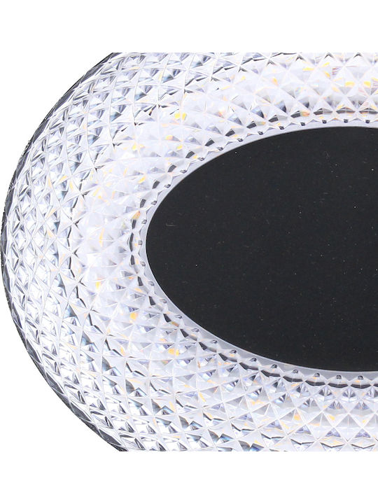 Keskor Iluminat Exterior Montat Pe Perete Led 24W Cu Lumină Alb Cald 22x4.5x16.5cm