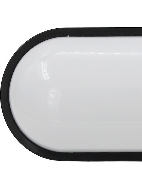Keskor Iluminat Exterior Montat Pe Perete Led Încorporat 24W Cu Lumină Alb Cald 26.5x6x14.5cm