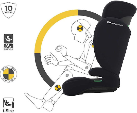 Kinderkraft I-Spark 2-in-1 Столче за кола i-Size Черно