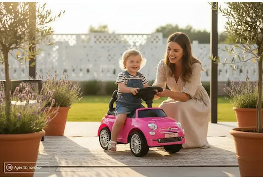 BabyTrold Mașinuță Ride On pentru 12+ luni cu Sunete Roz