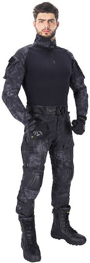 Set pantaloni de protecție jachetă costum tactic cu genunchiere