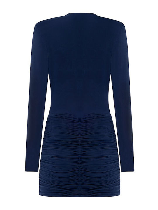 Summer Mini Evening Dress Blue
