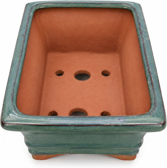 Grüne Pflanzgefäß 15x11,5x7cm