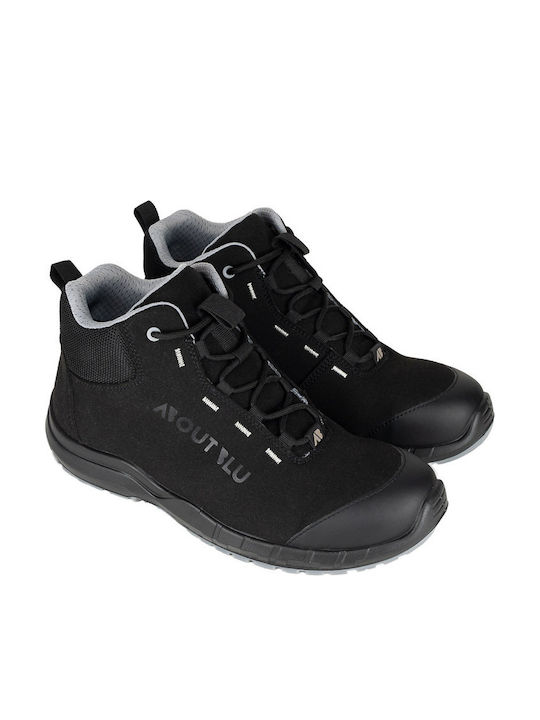 Aboutblu Safety Boot Black S3S with ESD Certification