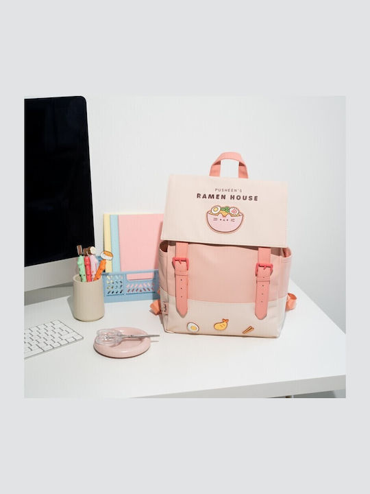 Grupo Erik Pusheen Sushi Roll Ghiozdan De Spate Grădinița Cu Husă Pentru Sticlă De Apă 34.5 x 6 x 41.5cm