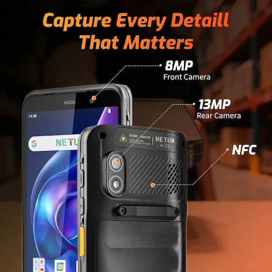 Netum PDA with 1D Barcode Readability