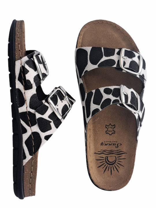 Leather Women's Anatomic Black Sandals
