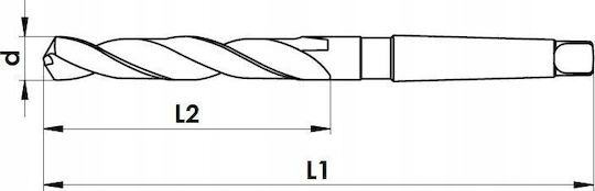Abraboro HSS Bohrmaschine für Metall Länge 248mm