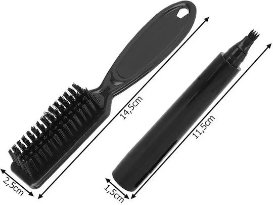 Beard Brush Beard Filler Beard Density Set Black