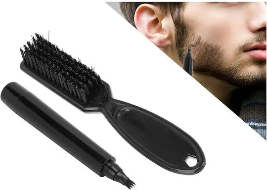 Beard Brush Beard Filler Beard Density Set Black