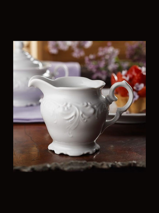 Kristoff Fiorina Tea Set with Cup Porcelain White 1200ml 27pcs