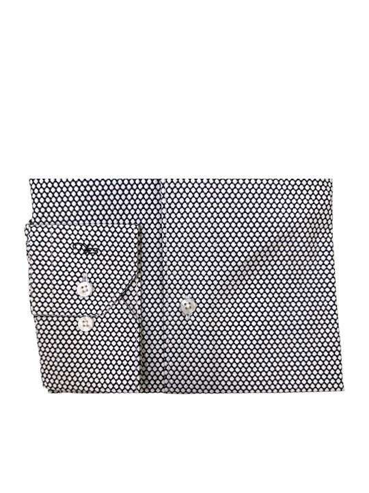Kurzärmeliges Herrenhemd Blau 7-B126.0034