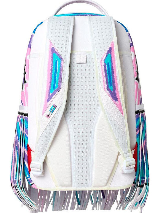 Sprayground Ai Fringe Schulranzen Rucksack für Junior High-High School mit Flaschenhalter African Intelligence Motivated Motion 29 x 15 x 45,7 cm