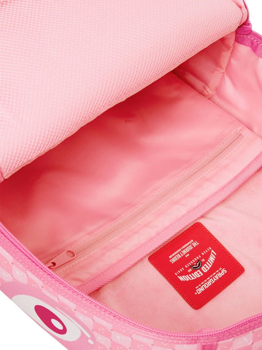 Sprayground Pink New Check Faces Ученическа раница New Check Faces 22lt 29 x 15 x 45.7εκ