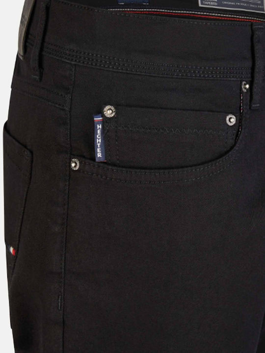 Мъжко Джинсово Панталон Relaxed Tapered Кройка Черен