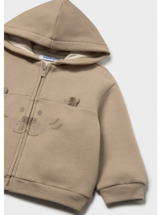 Kinder-Sweatshirt Strickjacke Beige Play