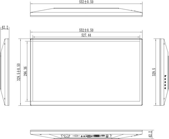 TE Tameiaki Express POS-Monitore 23,8" LED