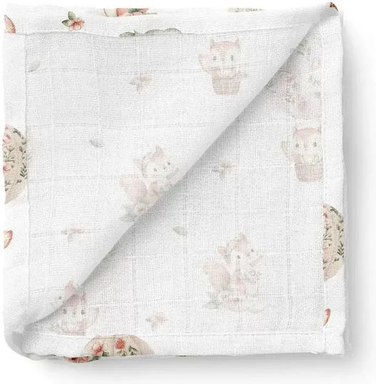 Bocioland Bocioland Wickelunterlage Baumwolle Beiges 75x75cm