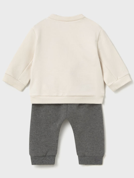 Kids Sweatpants Set Brown 4 Pieces