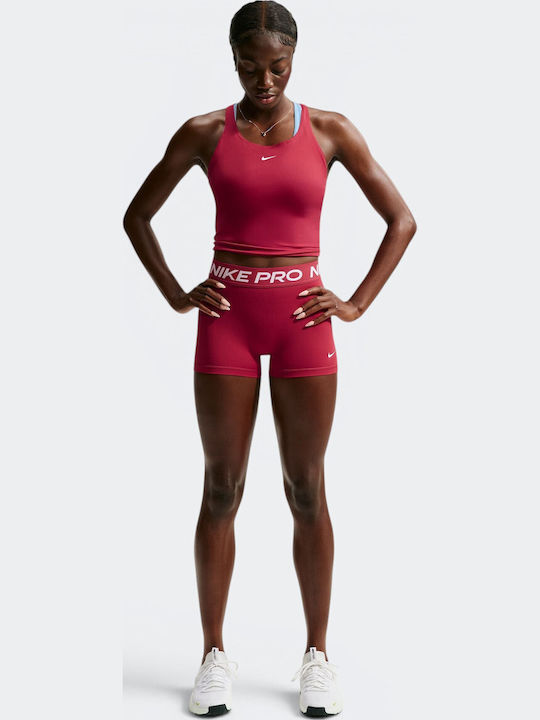 Dri-Fit Mid-rise Training Leggings für Damen Tough Rote / Weiße