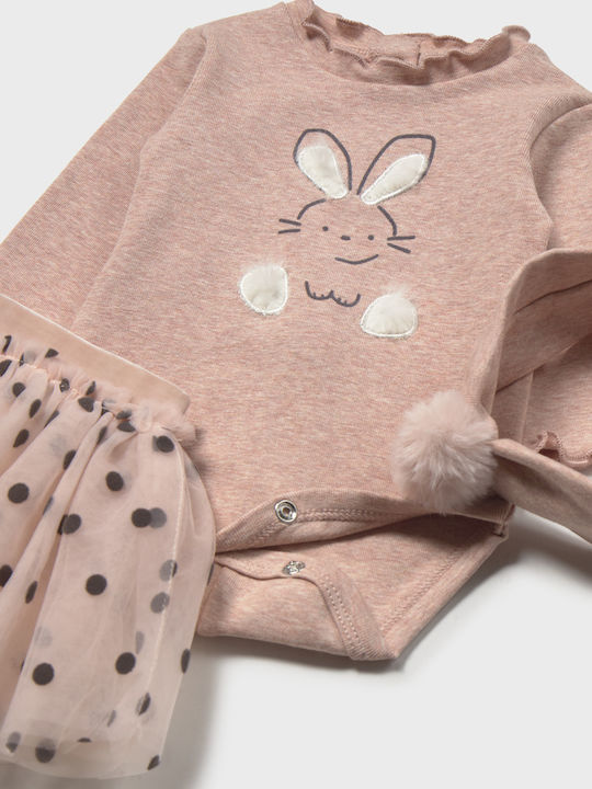 Mayoral Mayoral Baby-Strampler mit Rock Rosa