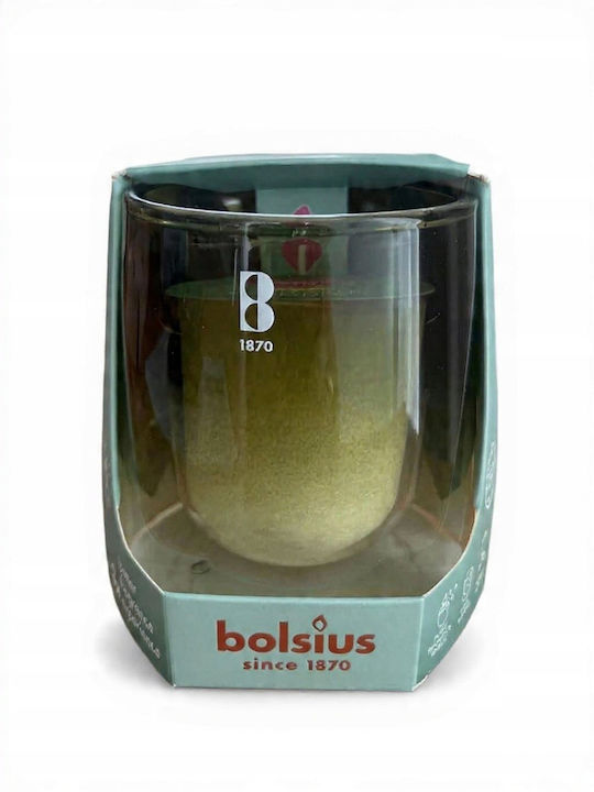 Aromatic Candle In Glass Jar Clean Light O95x85mm Gardenia & Fig Bolsius Getters