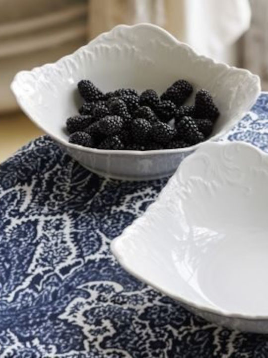 Emfasi Rococo White Porcelain Dinnerware Set 27pcs