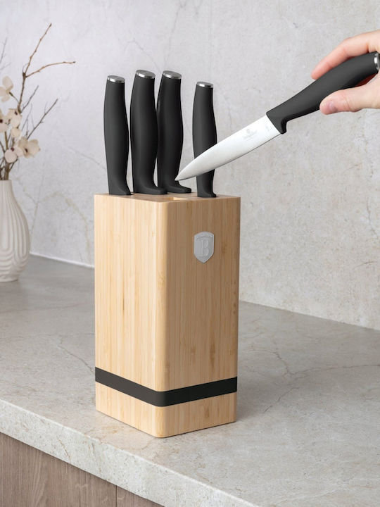 Berlinger Haus Knife Set with Base from Stainless Steel 7pcs