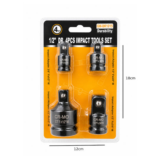 Pneumatic Adapters Set 4 Pieces