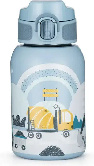 Petite & Mars Termos Sticlă Pentru Copii Din Oțel Inoxidabil Albastru 350ml