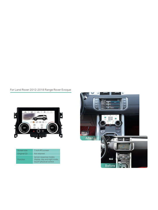 Digital IQ Car Audio System for Land Rover Range Rover Evoque 2012-2018 (Bluetooth/USB/WiFi/GPS) with 7" Touch Screen